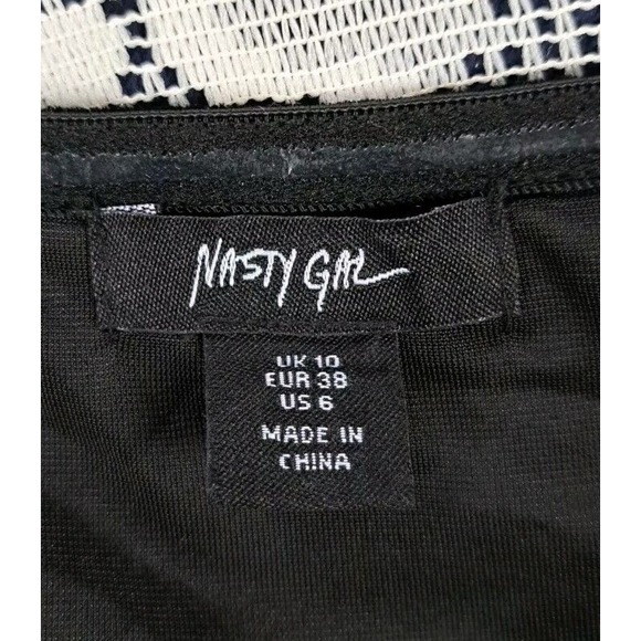 Nasty Gal Velvet Jumpsuit Women's 6 Black Pink Bow One Piece Side Zip Boho Y2K - Picture 3 of 12